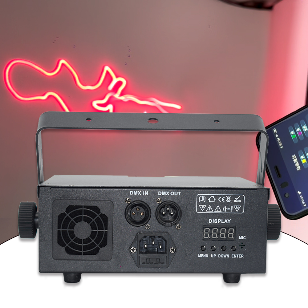 CE Certification 20w 500mw/2000mw Full Color Bluetooth APP Animated Laser Light-DIY Logo/Animation/