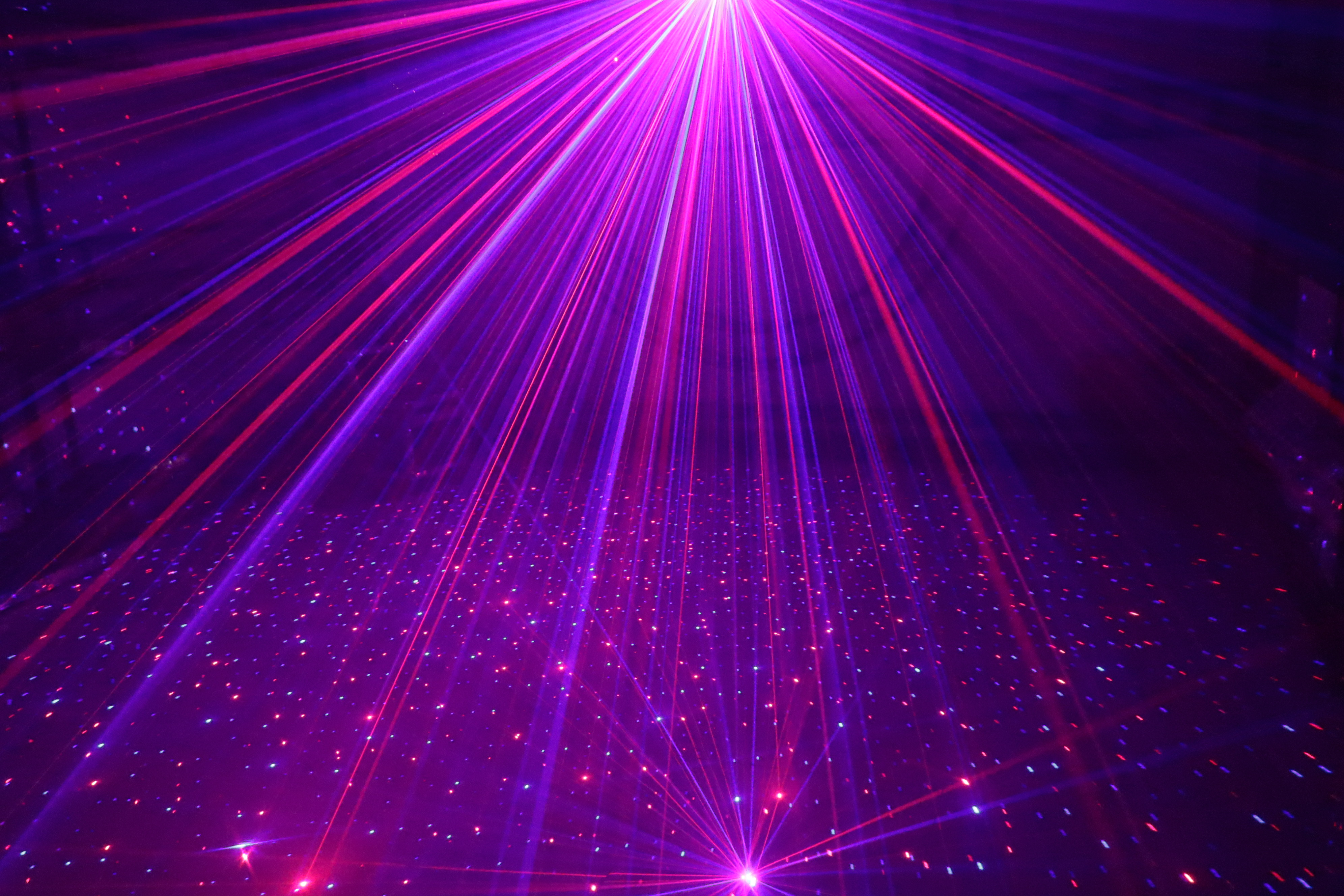 Quadruple Hole Starry Sky Lamp: Multi-Color DJ Laser Effects with DMX Control