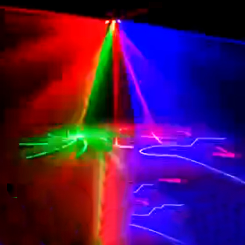 Factory Direct Sale Fan Shaped Scanning Laser Lights, Colorful Patterns for KTV Private Rooms, Bars