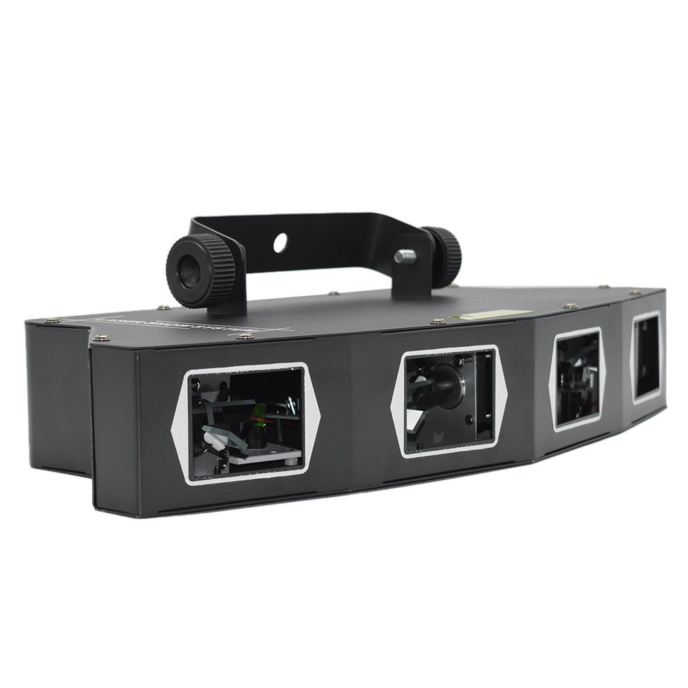 600mw Professional Laser Lights Fan Shaped Four Head Line Scanning Laser Lamp For Bar KTV DJ