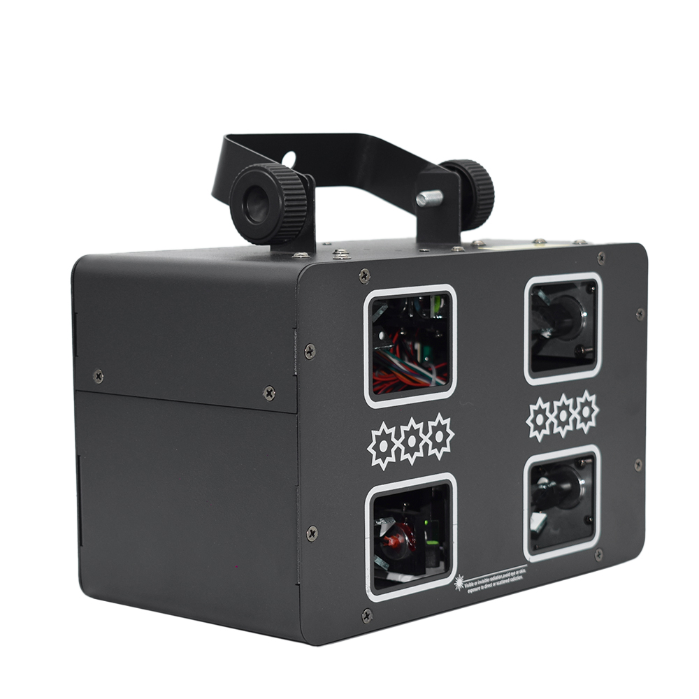 Four Head Line Scanning Laser Lamp For Household Stage Laser Effect Lighting Beam Lamp, Four Eye Lamp, Bar Ktv Private Room Lamp