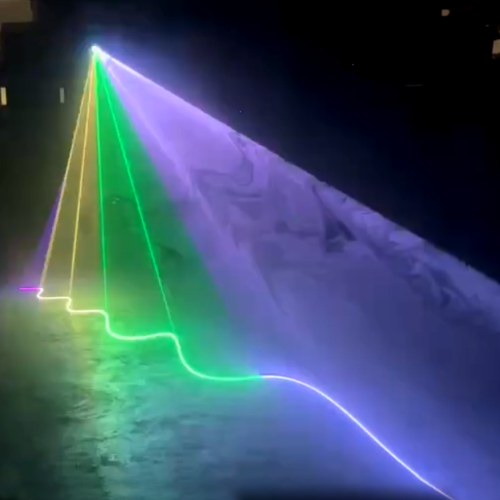 Laser Lights for Club: Mini Single Head Full Color Lines, Efficient Cooling, 15W Power, CE Certified