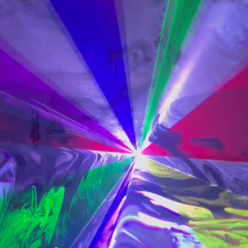 Wedding Laser Light: Dynamic 5W RGB, CE Certified, Long-Life 8000hr & 1-Year Warranty