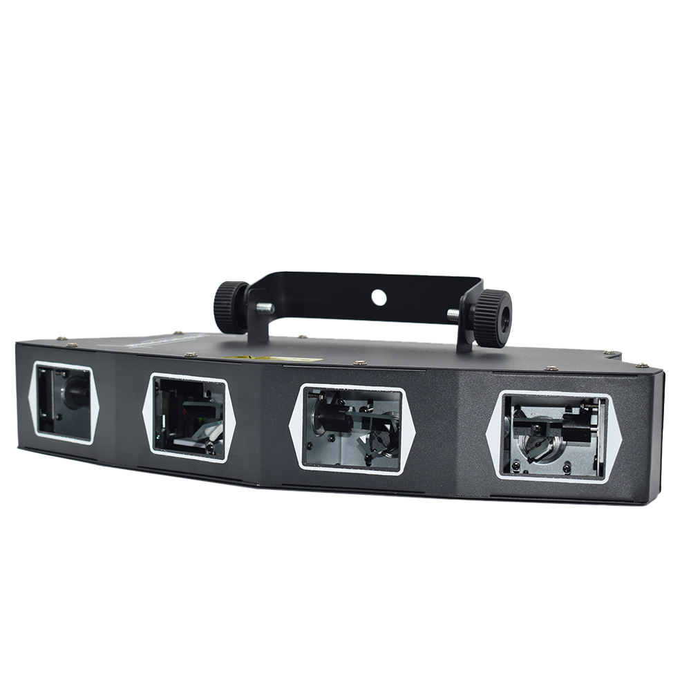 600mw Professional Laser Lights Fan Shaped Four Head Line Scanning Laser Lamp For Bar KTV DJ