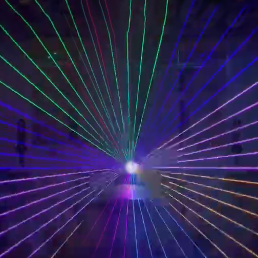 Professional Laser Lights: High-Powered 10W RGB, CE Certified, 8000hr Lifespan