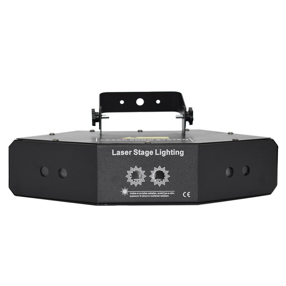 Wholesale Fan-Shaped 6-Eye Full Color RGB Pattern Laser Light DMX Stage Lighting Laser Lamp