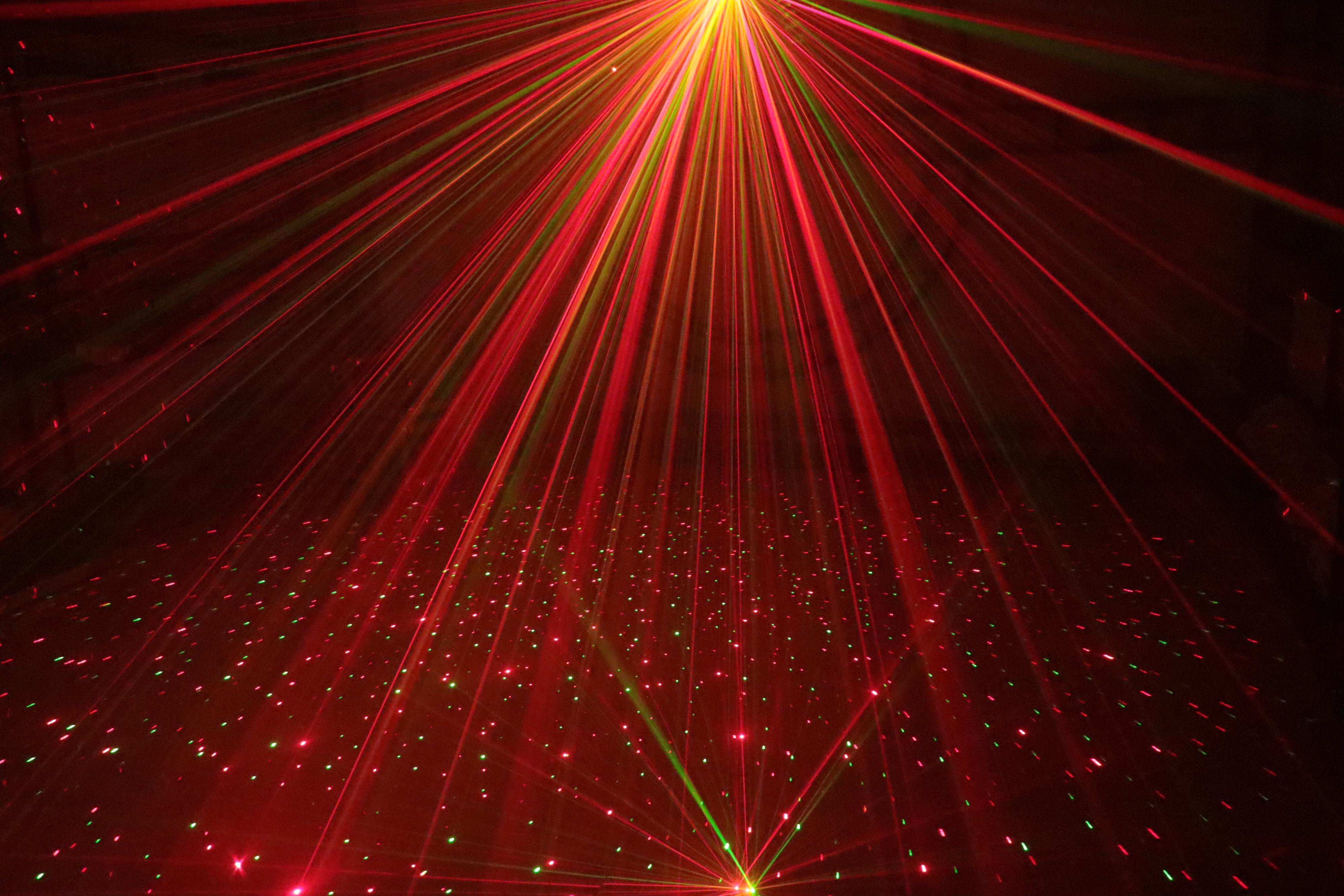 Quadruple Hole Starry Sky Lamp: Multi-Color DJ Laser Effects with DMX Control