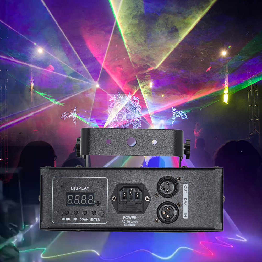 Laser Lights for Club: Mini Single Head Full Color Lines, Efficient Cooling, 15W Power, CE Certified