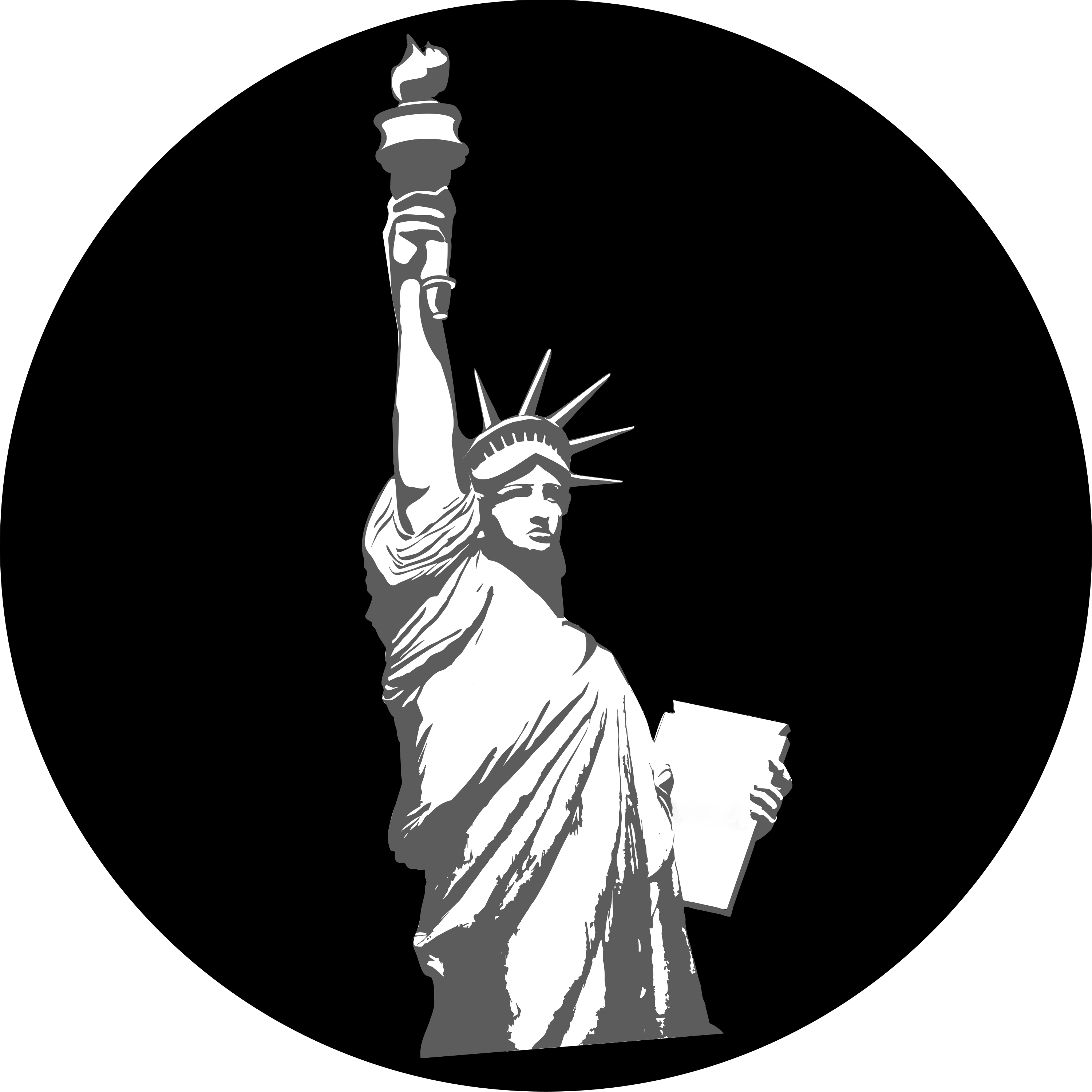 Patriotic Radiance: Statue of Liberty Gobo Impressions-JINGYU OPTOELEC