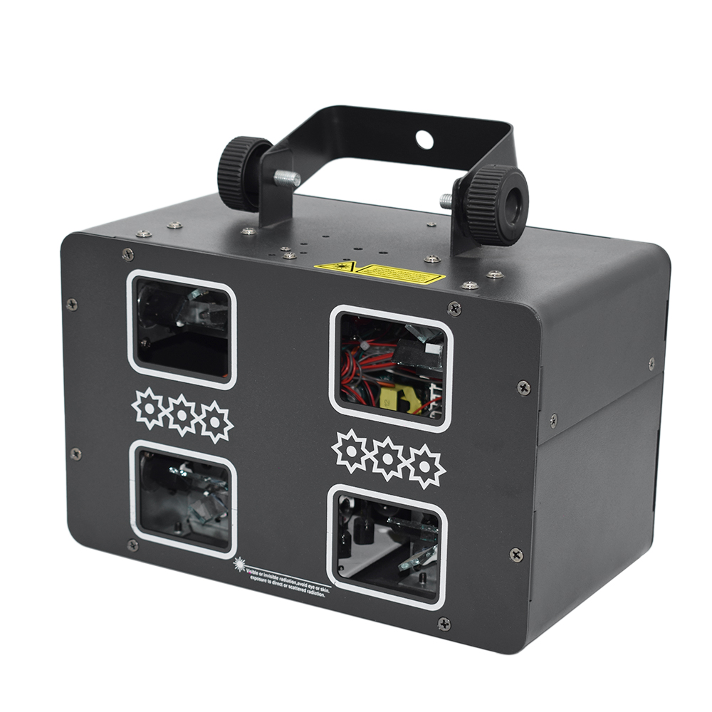 Four Head Line Scanning Laser Lamp For Household Stage Laser Effect Lighting Beam Lamp, Four Eye Lamp, Bar Ktv Private Room Lamp