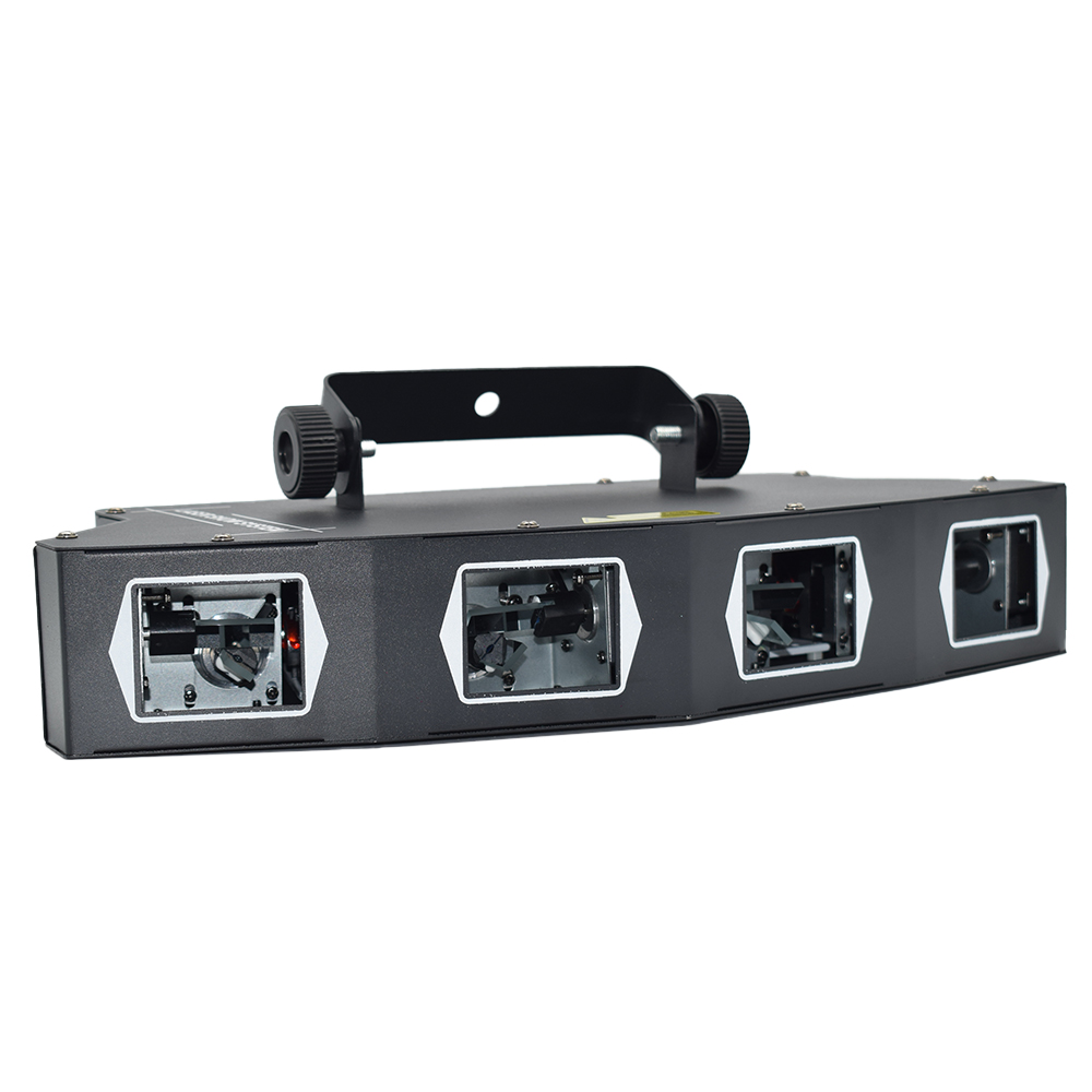 600mw Professional Laser Lights Fan Shaped Four Head Line Scanning Laser Lamp For Bar KTV DJ