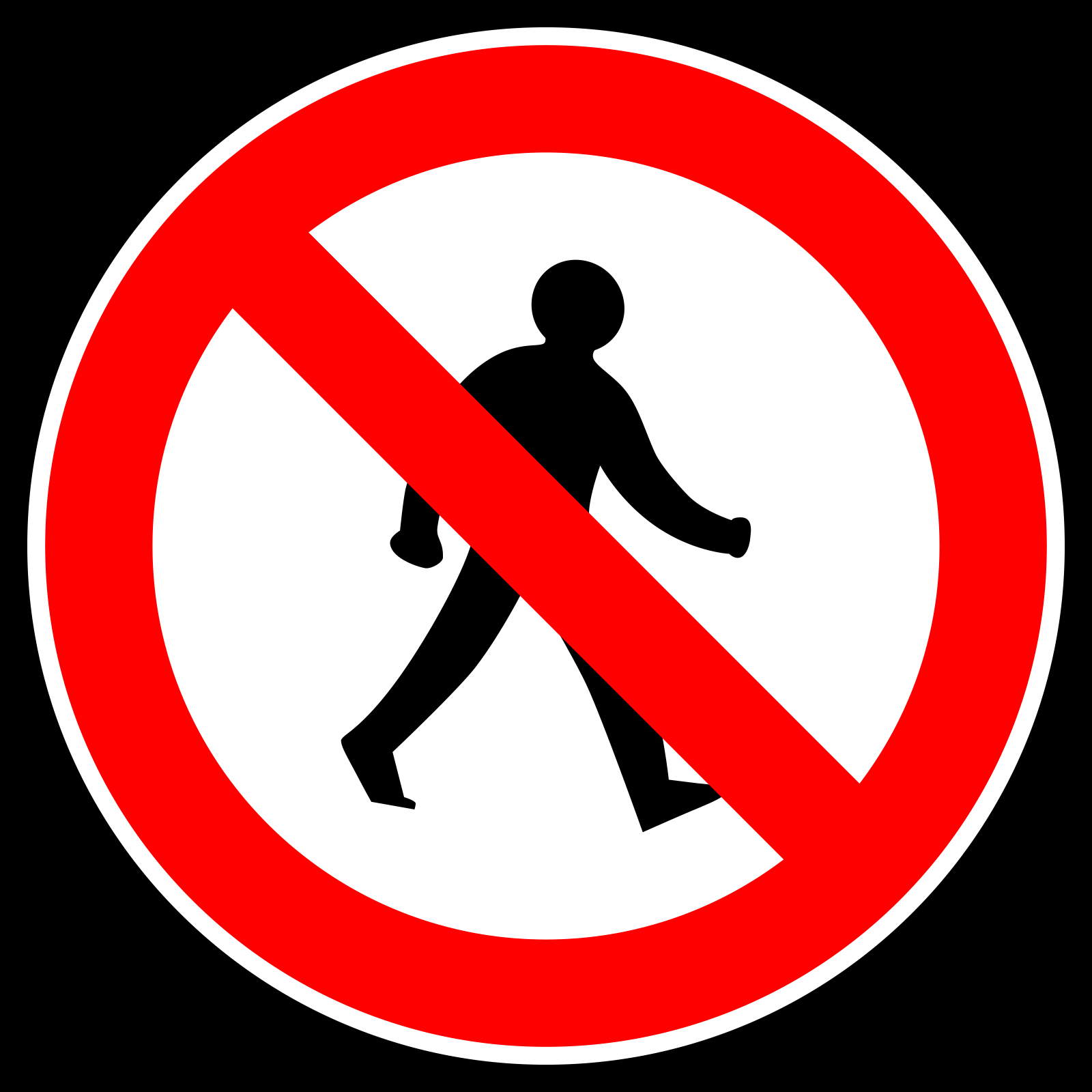 Custom Traffic Sign Safety Signs НЕ ЗАХОДИТЬ Verbotsschild Durchgang für