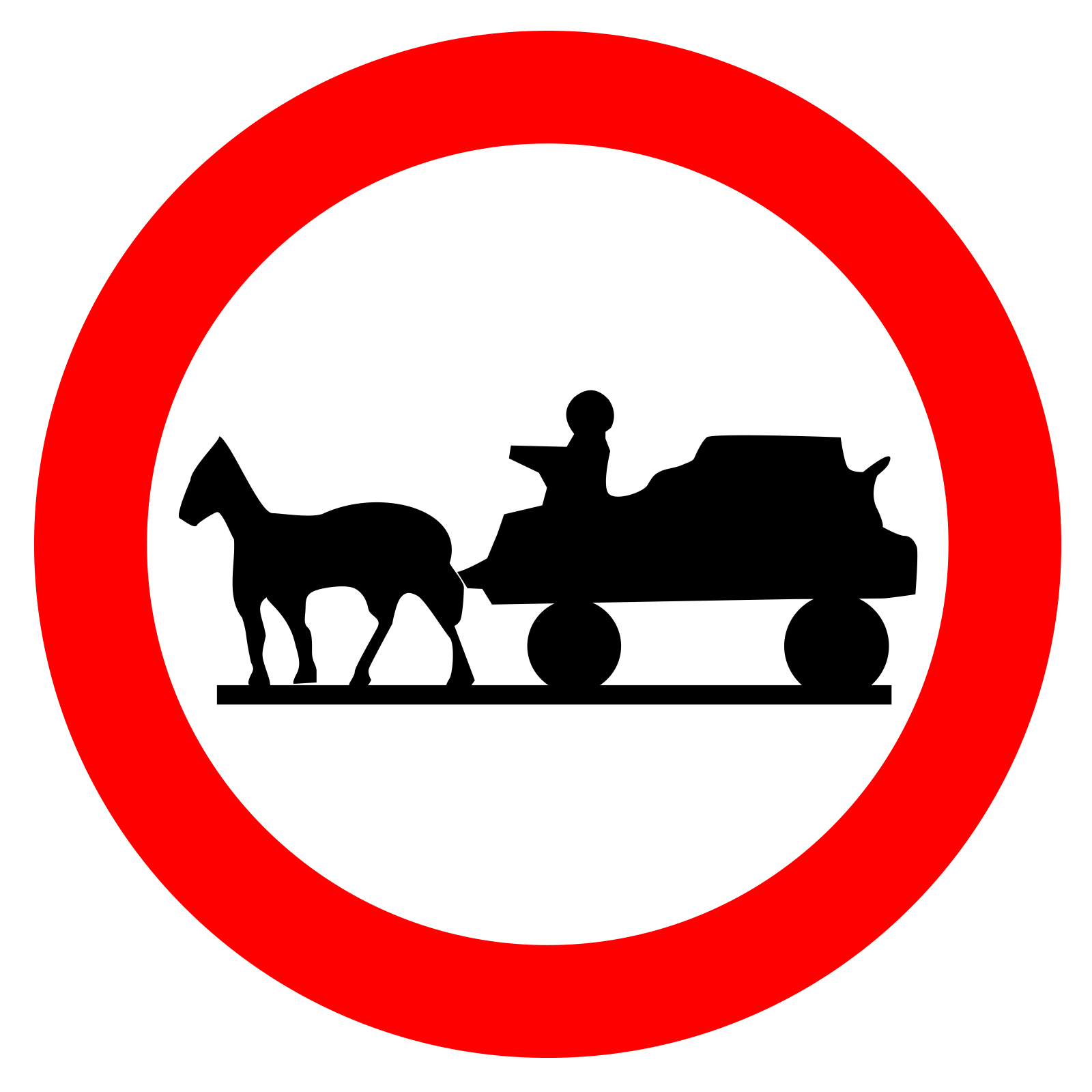 Custom Road Signs Glass Gobo No Shopping Carts Passing Through Sign تابلو عبور گاری ممنوع
