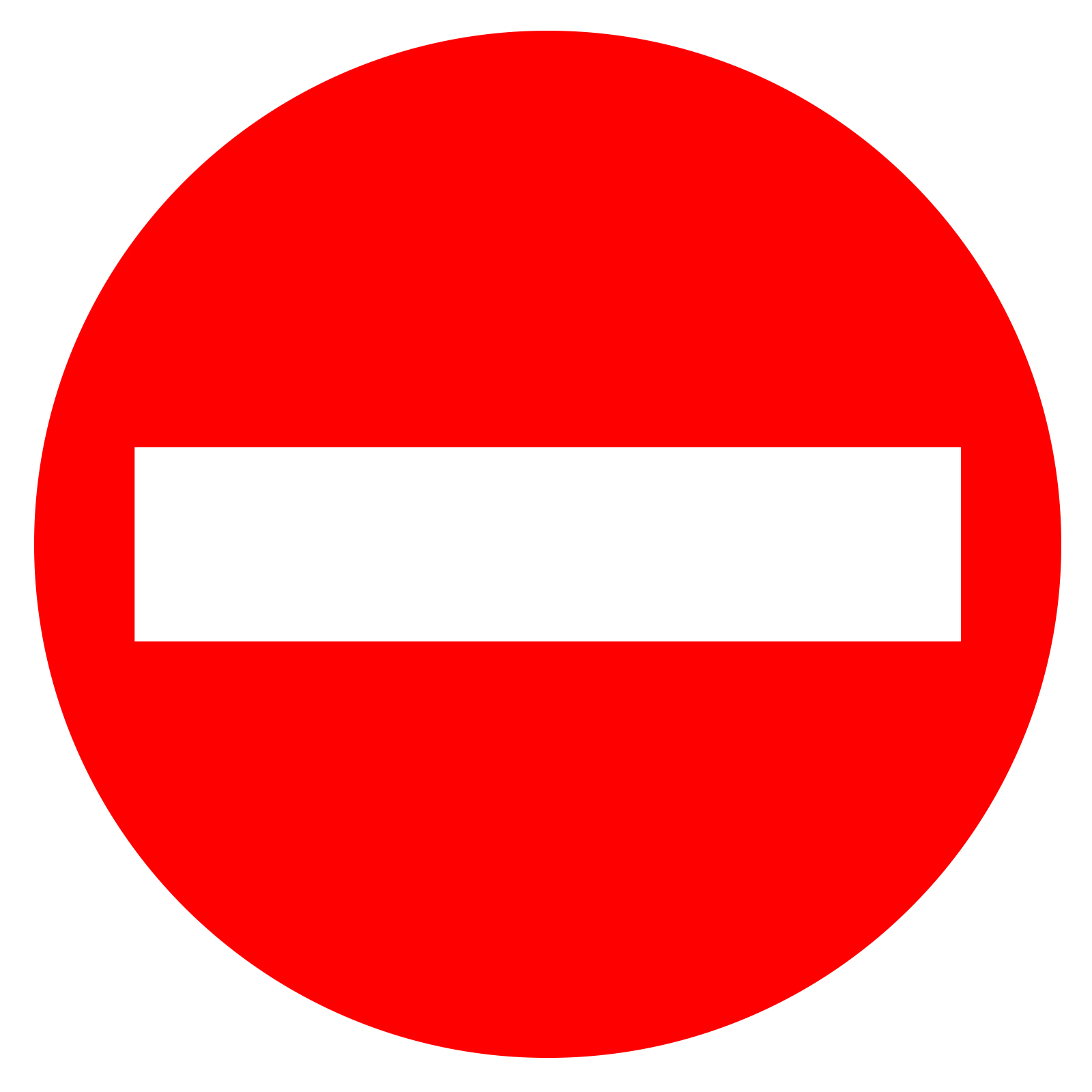 Custom Road Signs Traffic Signs تابلو ورود ممنوع No Entry Sign