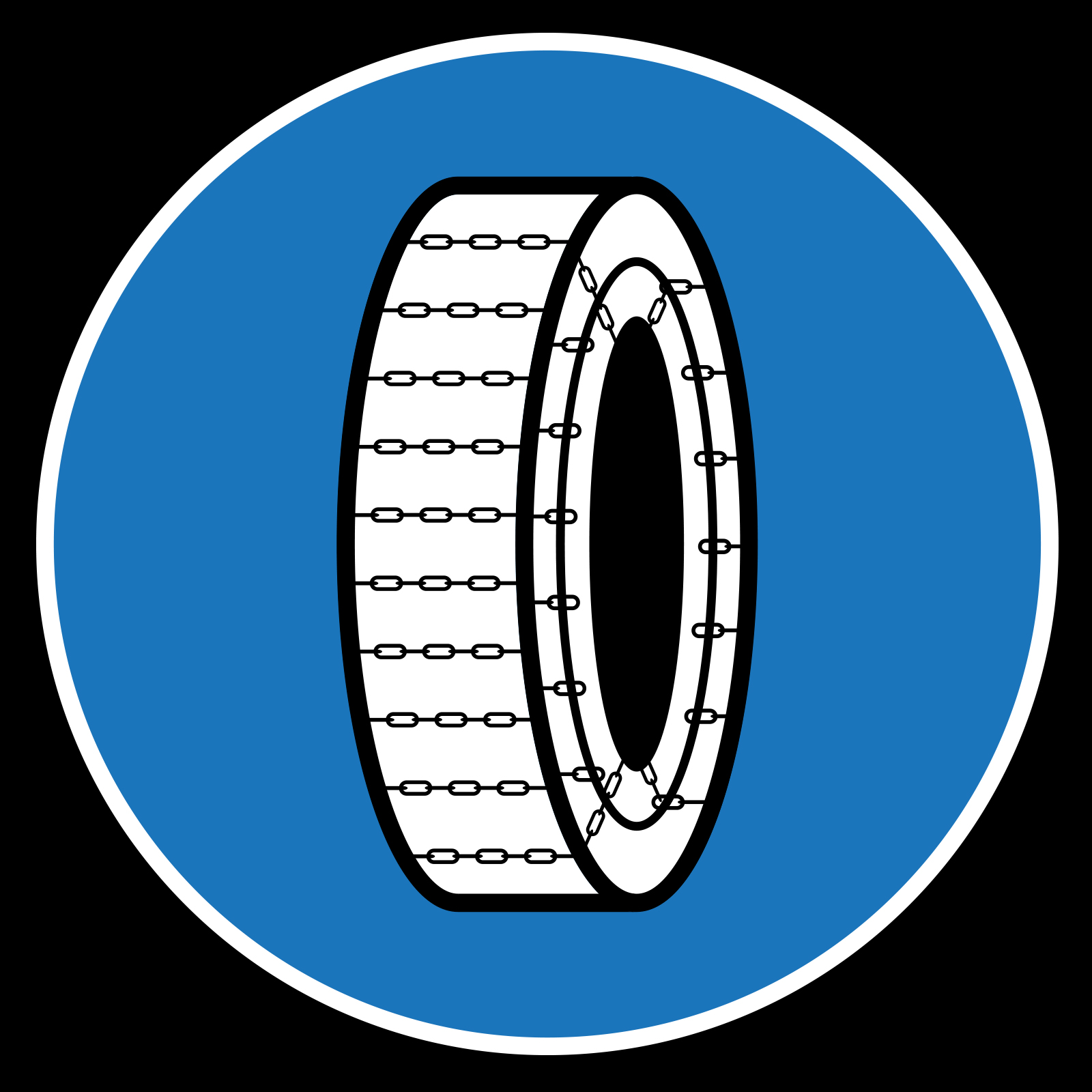 Custom Glass Gobo Road Signs عبور فقط با زنجیر چرخ