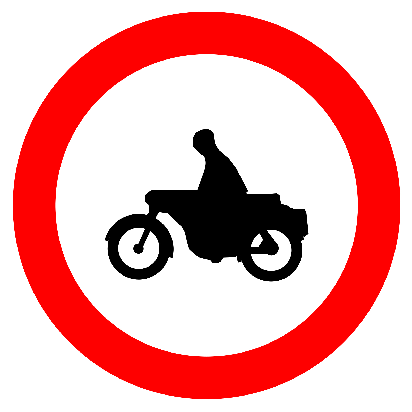 Custom Glass Gobo Road Signs Motorcycles Are Prohibited From Passing عبور موتورسیکلت ممنوع