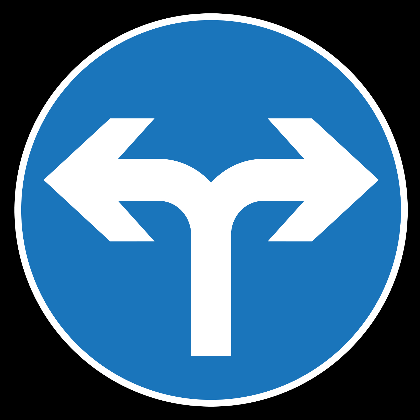 Custom Glass Gobo Road Signs Left and Right Turns are Allowed گردش به چپ و راست مجاز است