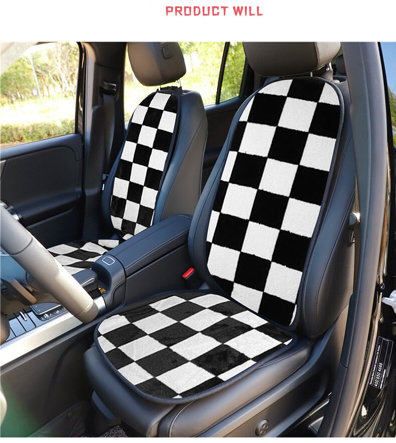 Plush Car Seat Cover