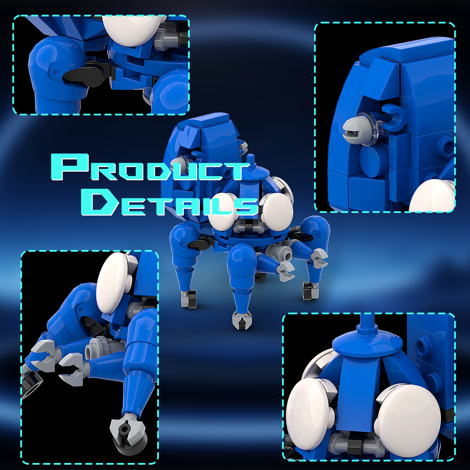 Ghost in the Shell Tachikoma Blocks