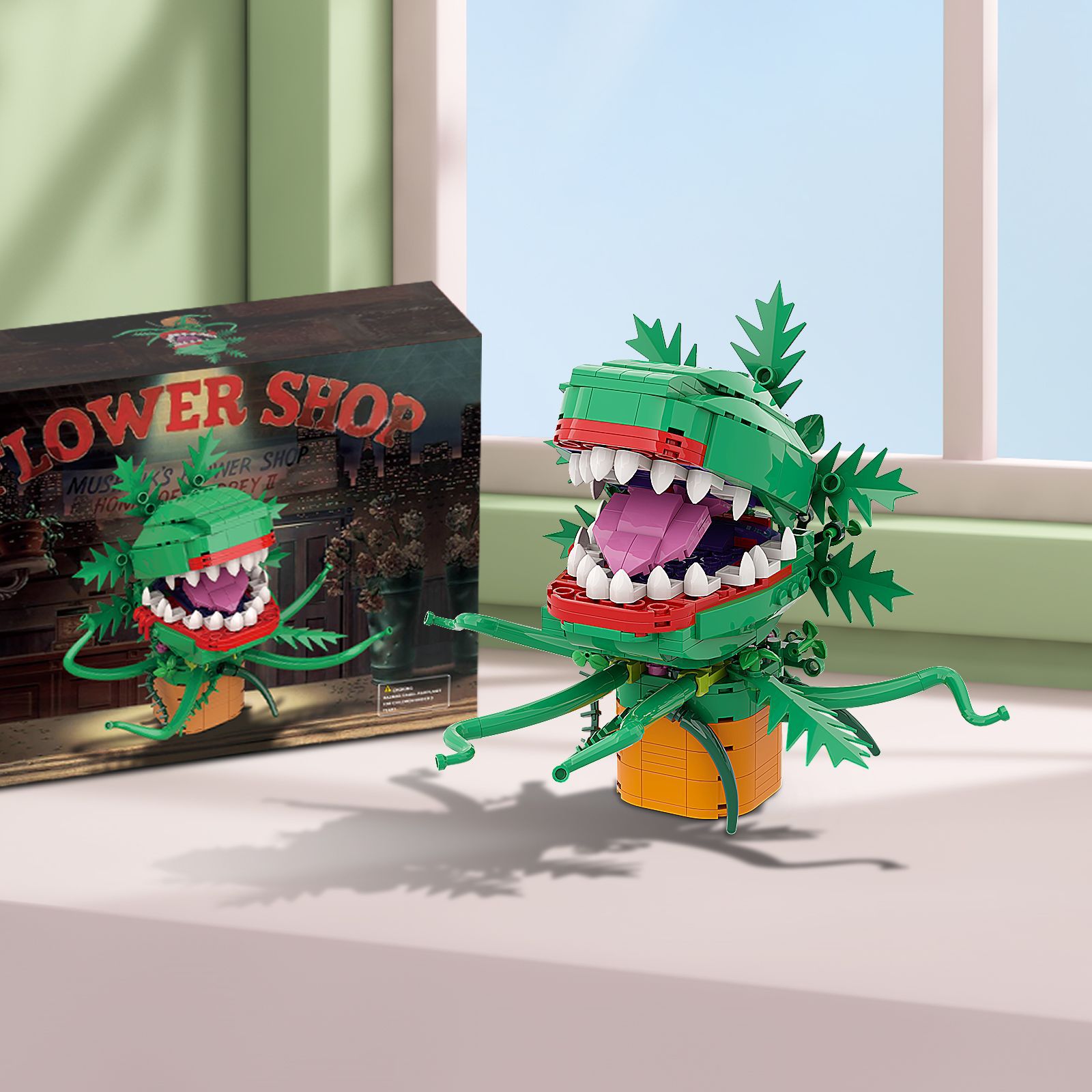 Shop of Horrors Piranha Building Blocks Toys