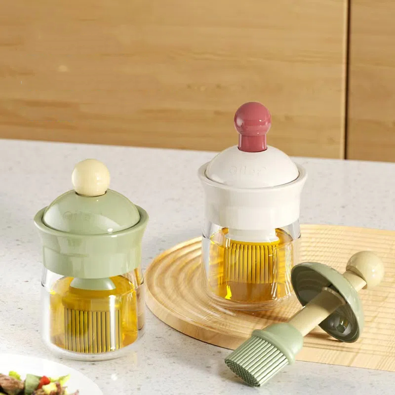 Oil brush bottle