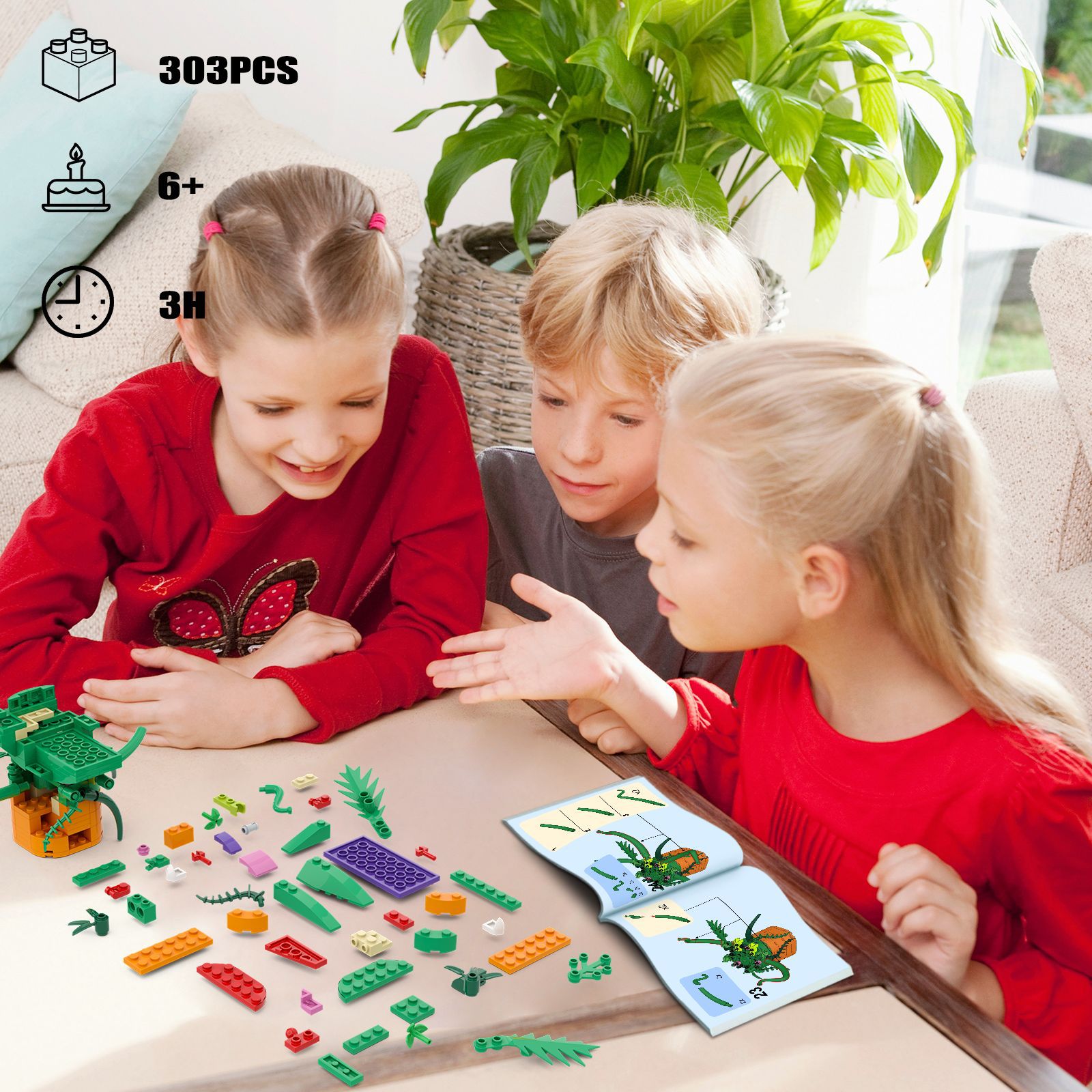 Shop of Horrors Piranha Building Blocks Toys