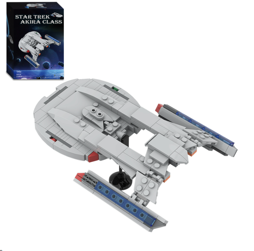 Spaceship model assembly blocks