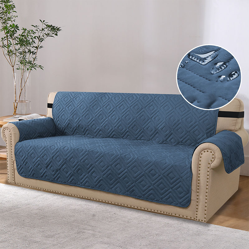 Diamond Check Waterproof Furniture Protector Sofa Cover
