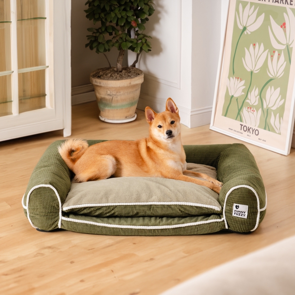 Deluxe Flannel Double-Layer Orthopaedic Dog Sofa Bed