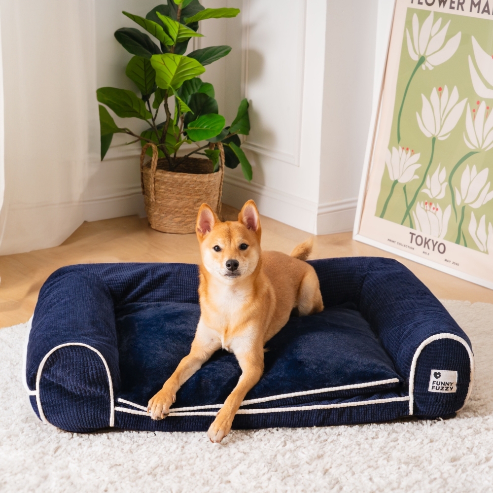 Deluxe Flannel Double-Layer Orthopaedic Dog Sofa Bed