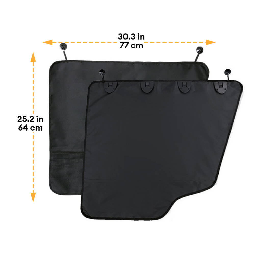 2-Pack Waterproof Scratch-Resistant Side Door Protectors Car Door Covers for Dogs