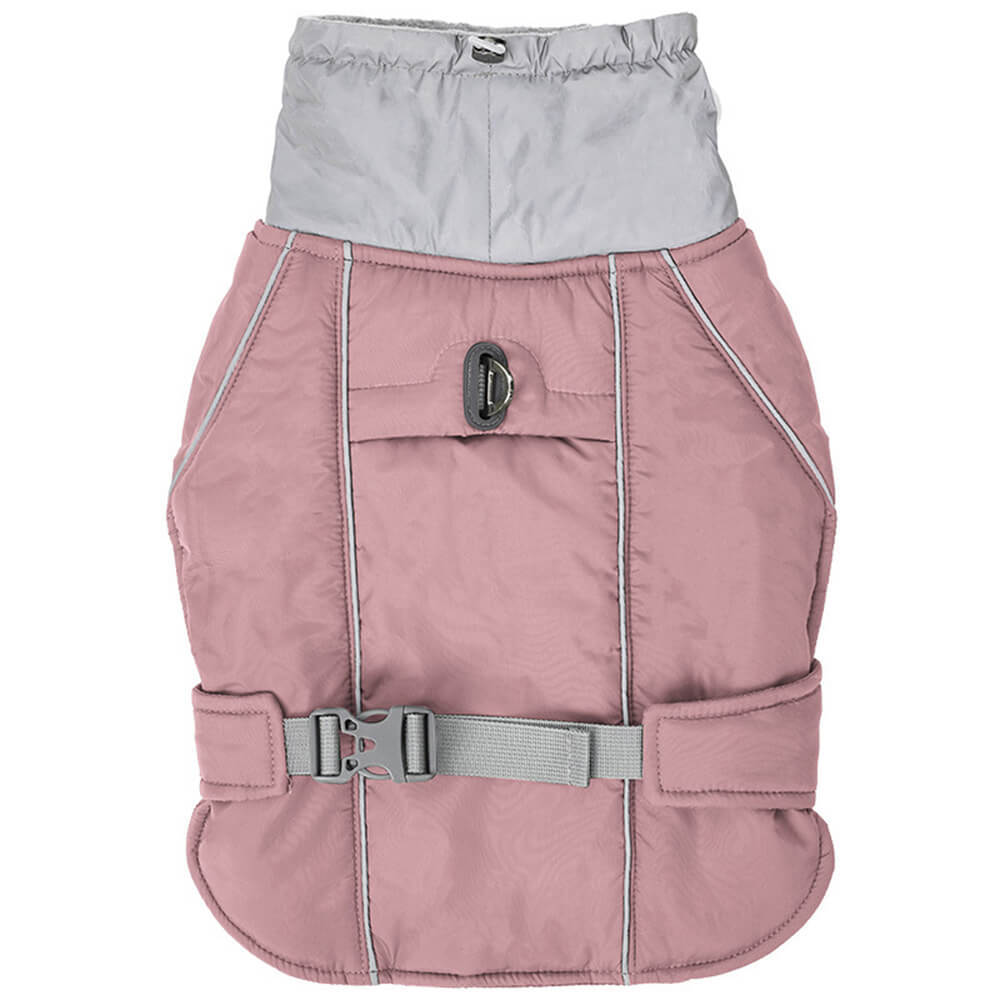 Waterproof Jacket Warm High Collar Reflective Dog Clothes