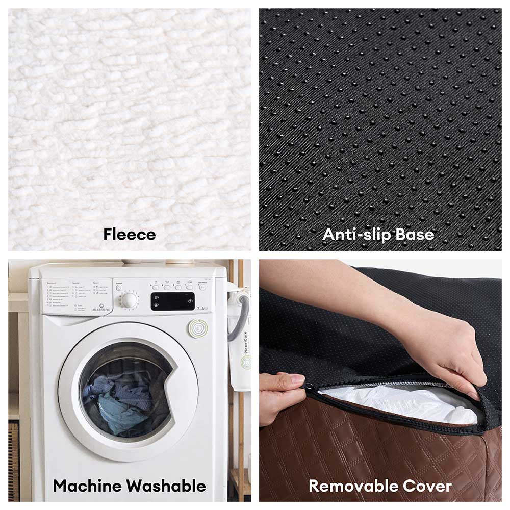 Classic Cosy Cushioning Pillow Bolster Dog Sofa Bed - Couch Potato
