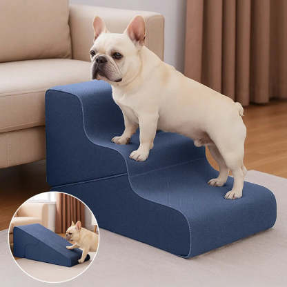 Multifunctional 2-in-1 Foldable Dog Steps with Ramp Mode
