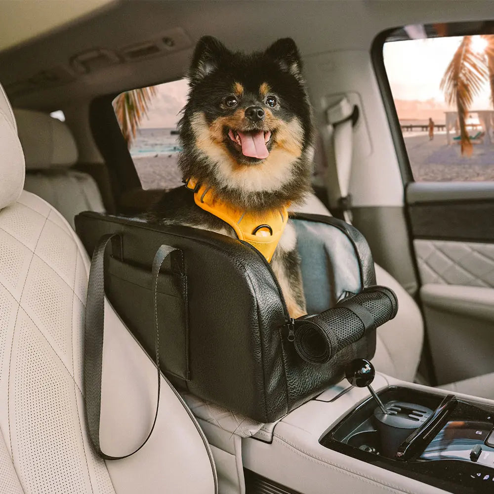 Travel Safety Elevated Detachable Dog Car Seat Centre Console for Small Dogs