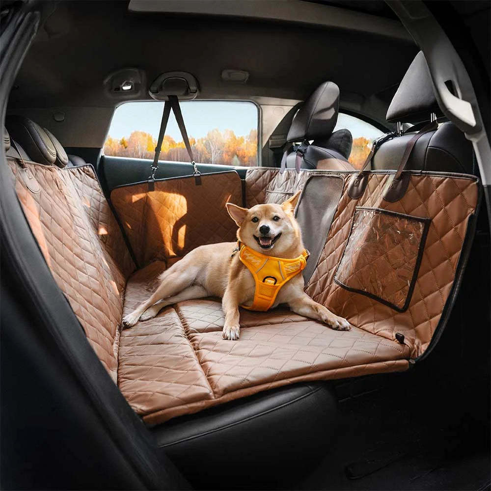 Premium Faux Leather Multi-Use Water-repellent Car Dog Seat Cover - RideProtector
