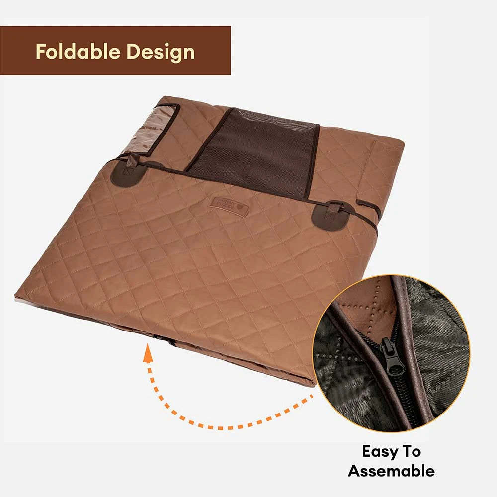 Premium Faux Leather Multi-Use Water-repellent Car Dog Seat Cover - RideProtector