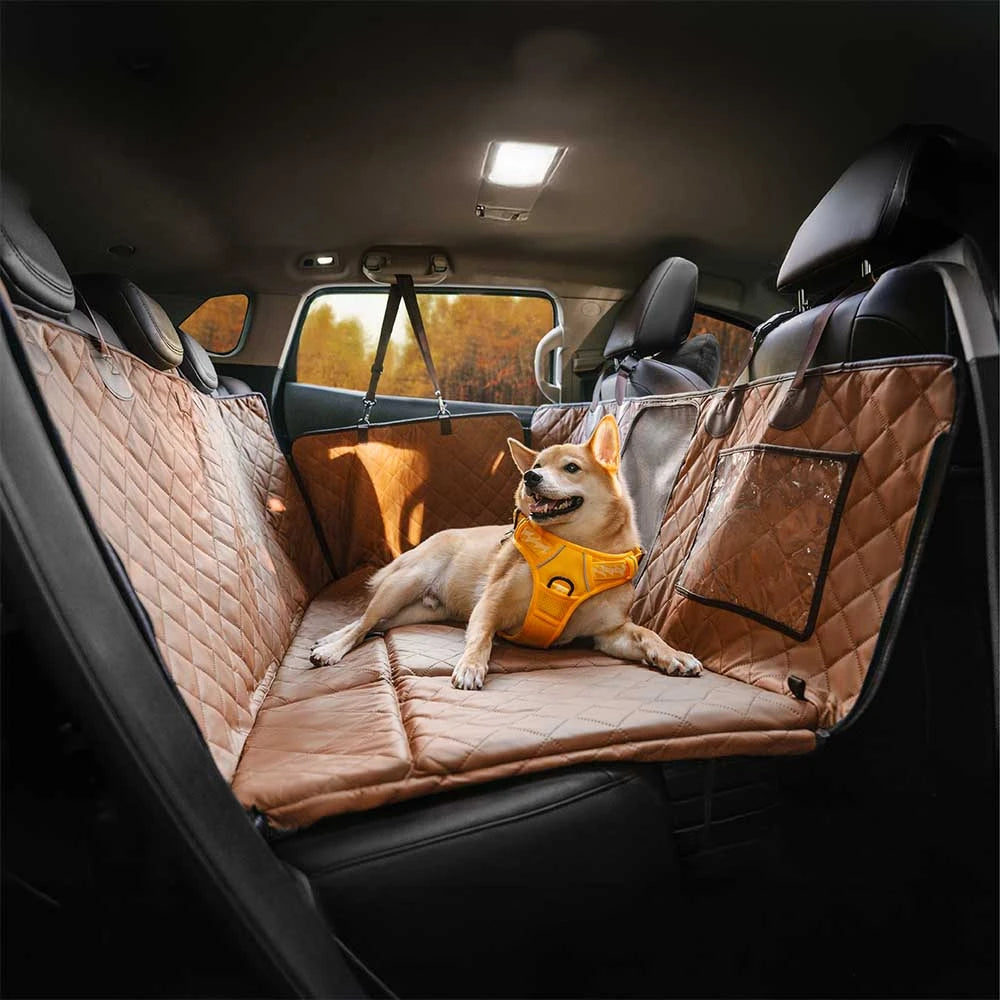Premium Faux Leather Multi-Use Water-repellent Car Dog Seat Cover - RideProtector