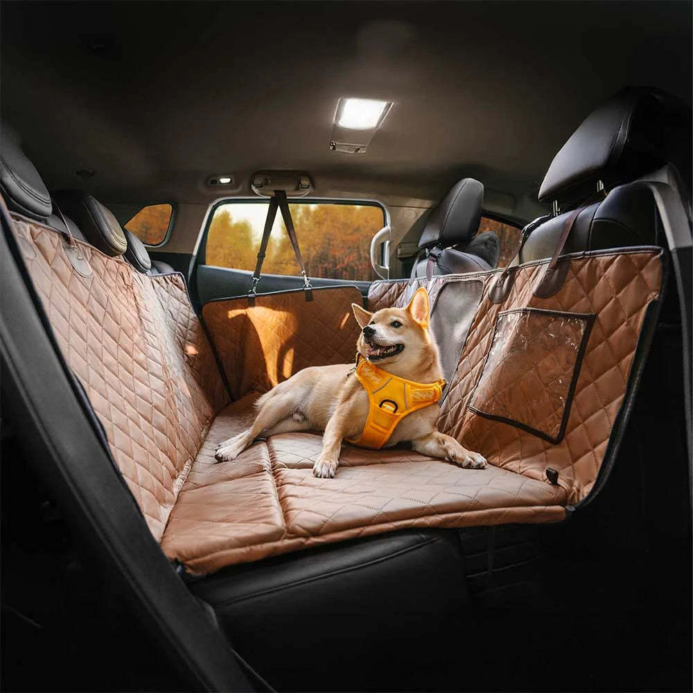 Premium Faux Leather Multi-Use Water-repellent Car Dog Seat Cover - RideProtector