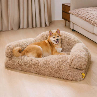 Plush Warm Removable Sponge Orthopaedic Dog Sofa Bed - FluffyHaven