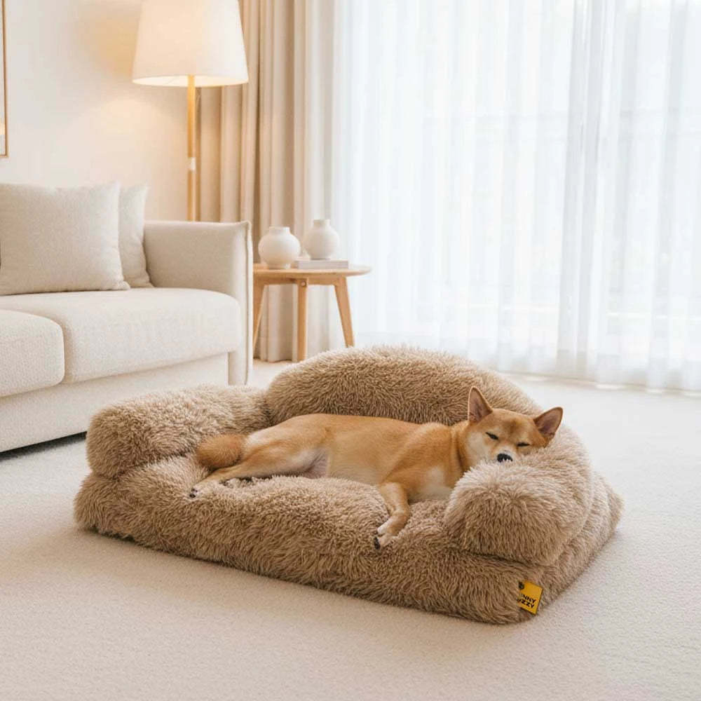 Plush Warm Removable Sponge Orthopaedic Dog Sofa Bed - FluffyHaven