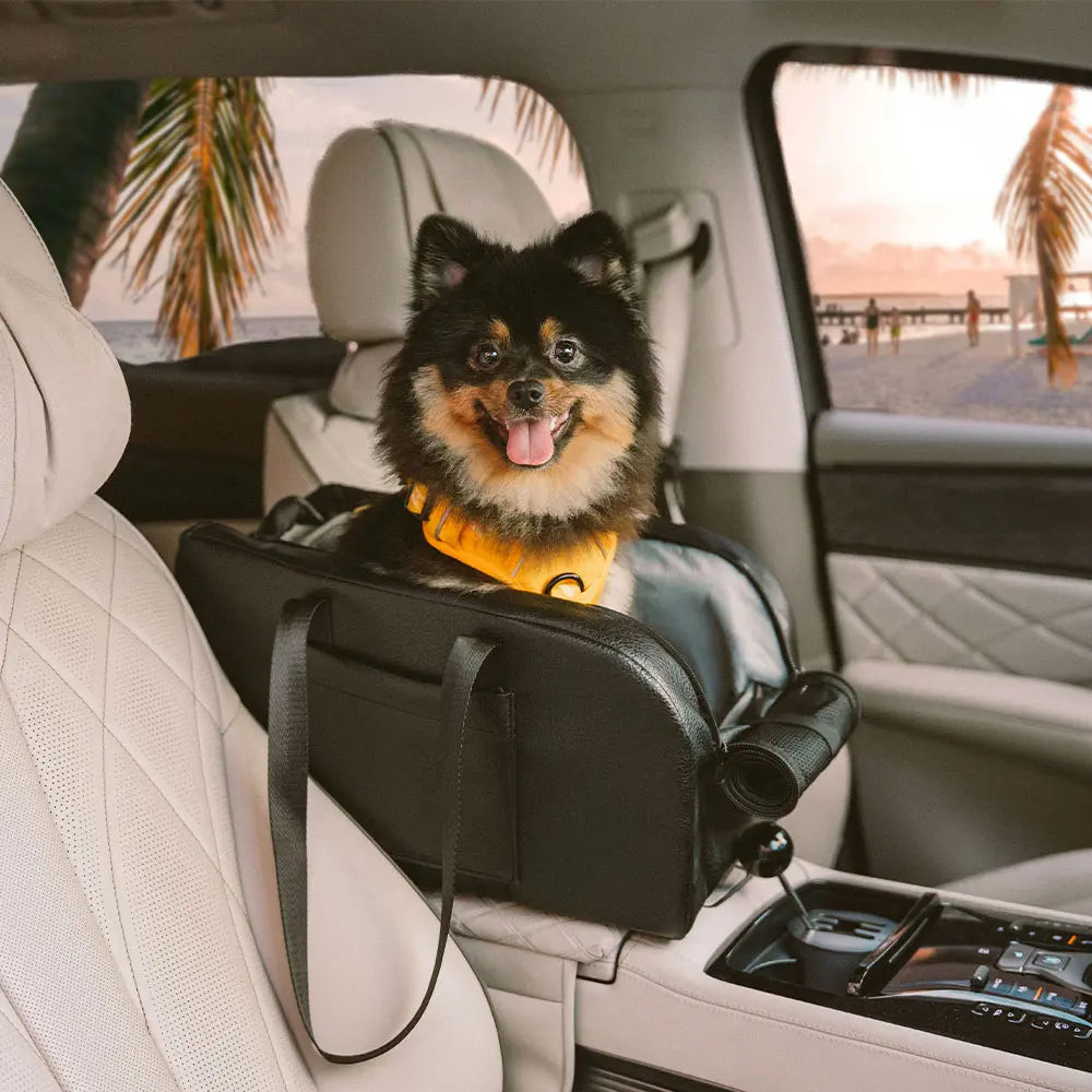 Travel Safety Elevated Detachable Dog Car Seat Centre Console for Small Dogs