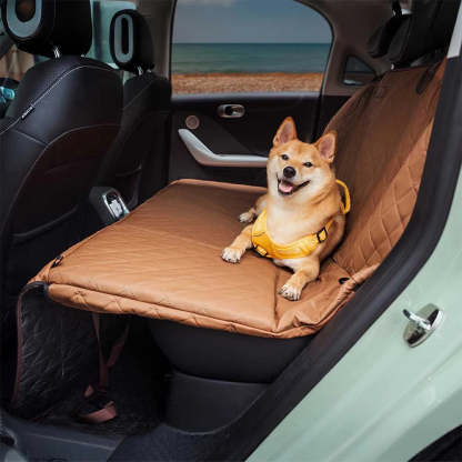 Premium Faux Leather Multi-Use Water-repellent Car Dog Seat Cover - RideProtector