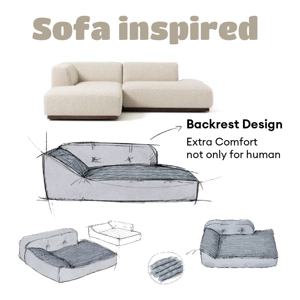 All Seasons Thickened Large Washable Cat & Dog Pillow Bed 