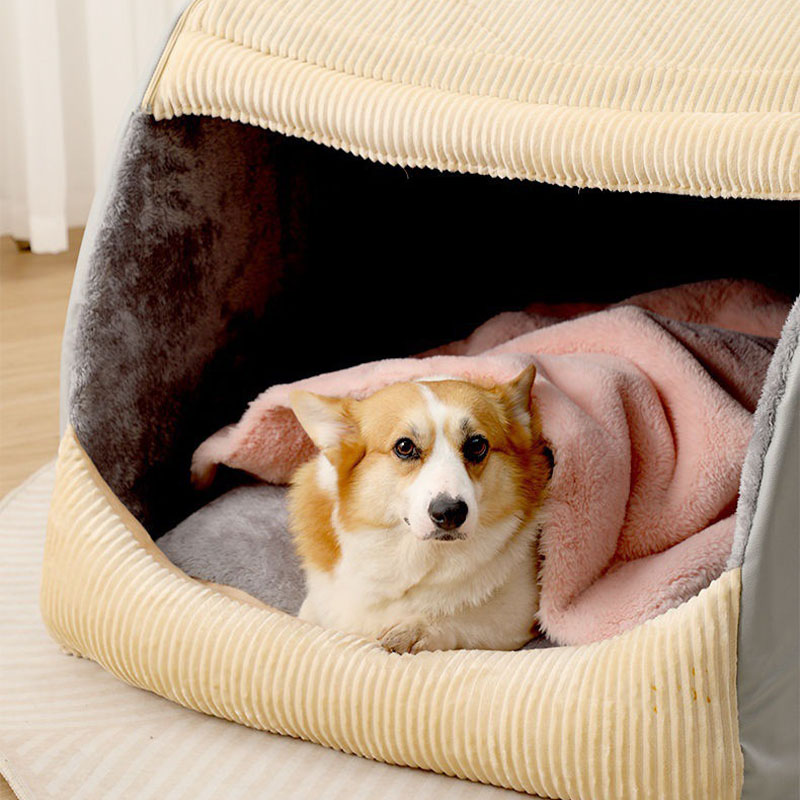 Tente pour chien douce et confortable, tipi pour chien-FunnyFuzzyUK