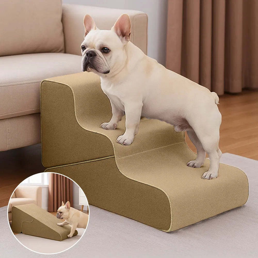 Multifunctional 2-in-1 Foldable Dog Steps with Ramp Mode