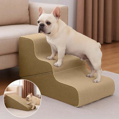 Multifunctional 2-in-1 Foldable Dog Steps with Ramp Mode