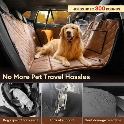 Premium Faux Leather Multi-Use Water-repellent Car Dog Seat Cover - RideProtector