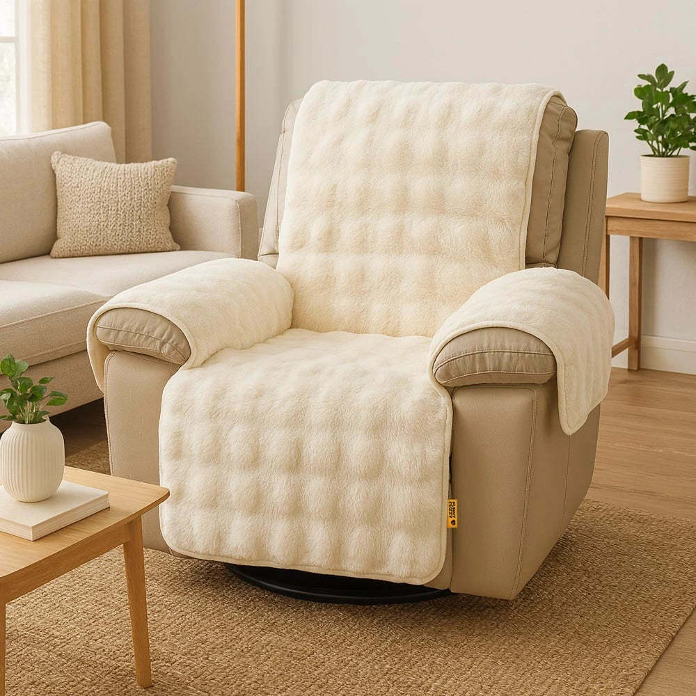 Water-resistant Fluffy Soft Furniture Protector Sofa Cover-EverDry