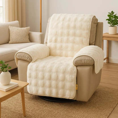 Water-resistant Fluffy Soft Furniture Protector Sofa Cover-EverDry